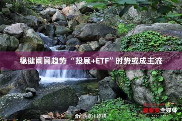 稳健阛阓趋势 “投顾+ETF”时势或成主流